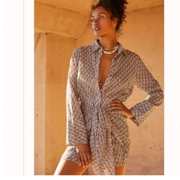 Free People Rikki Shirt Dress - Picture 2 of 9